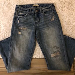 Girlfriend Distressed Jeans